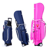 Retractable Men Women Air Golf Bag Large Capacity Standard Ball Bags Travelling Aviation Package Can Hold Full Set Clubs D0638